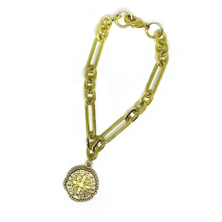 Pulsera Rectángulos y Círculos San Benito