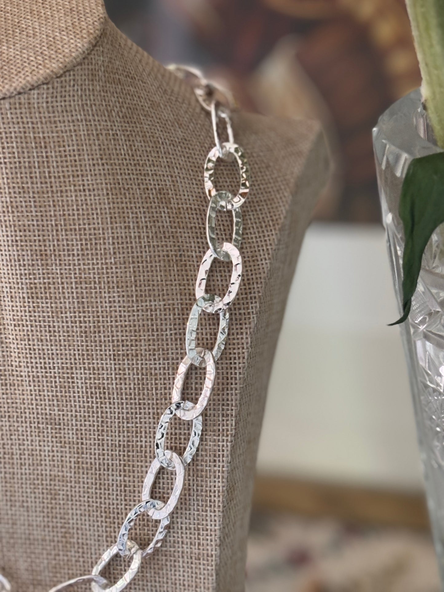 Collar Elena Plateado