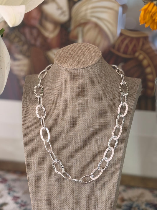 Collar Elena Plateado