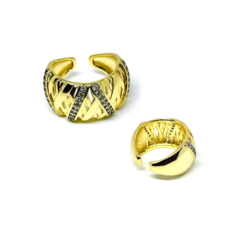 Anillo “Circones en V”