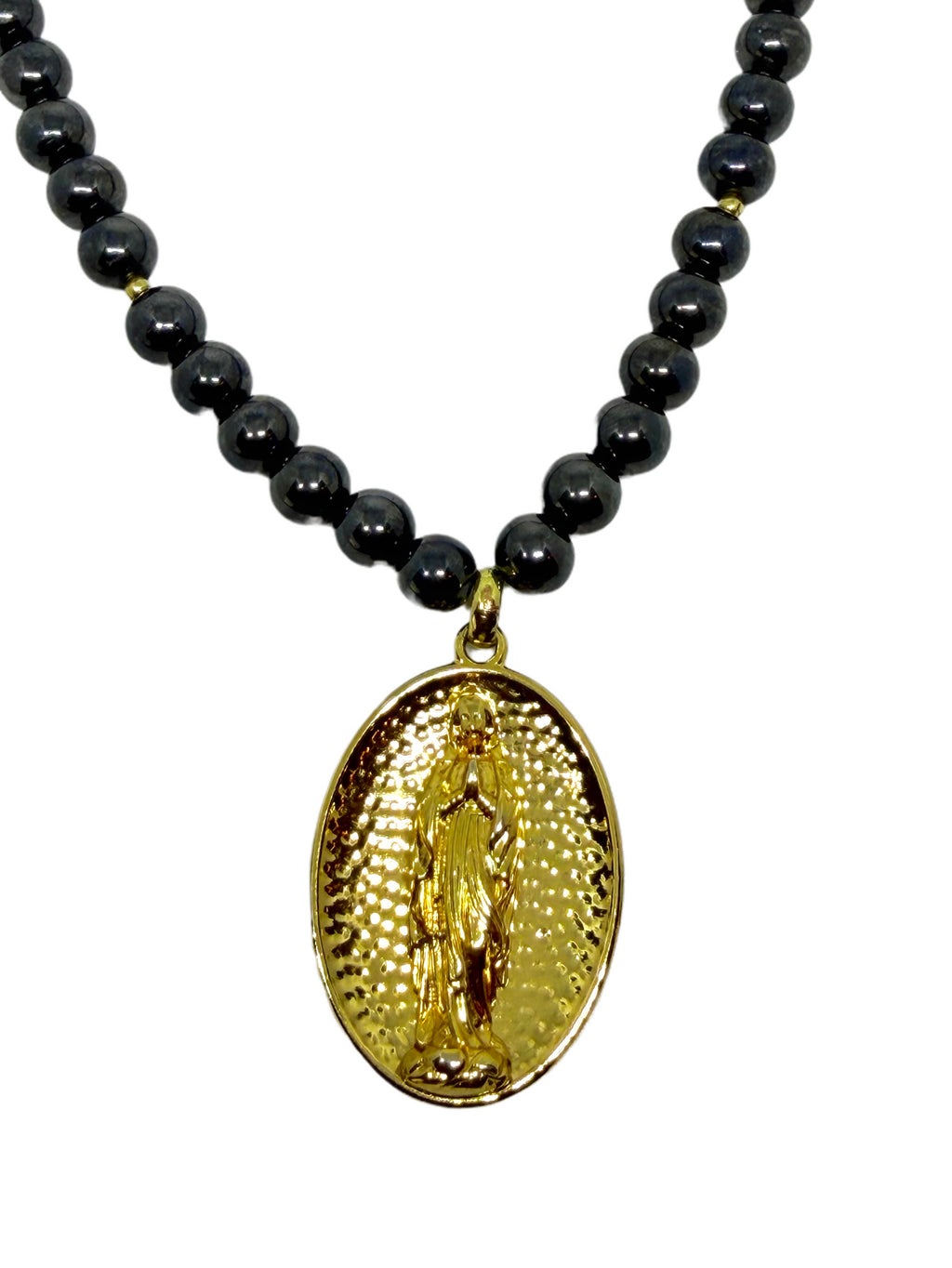 Collar Virgen I - Hematite