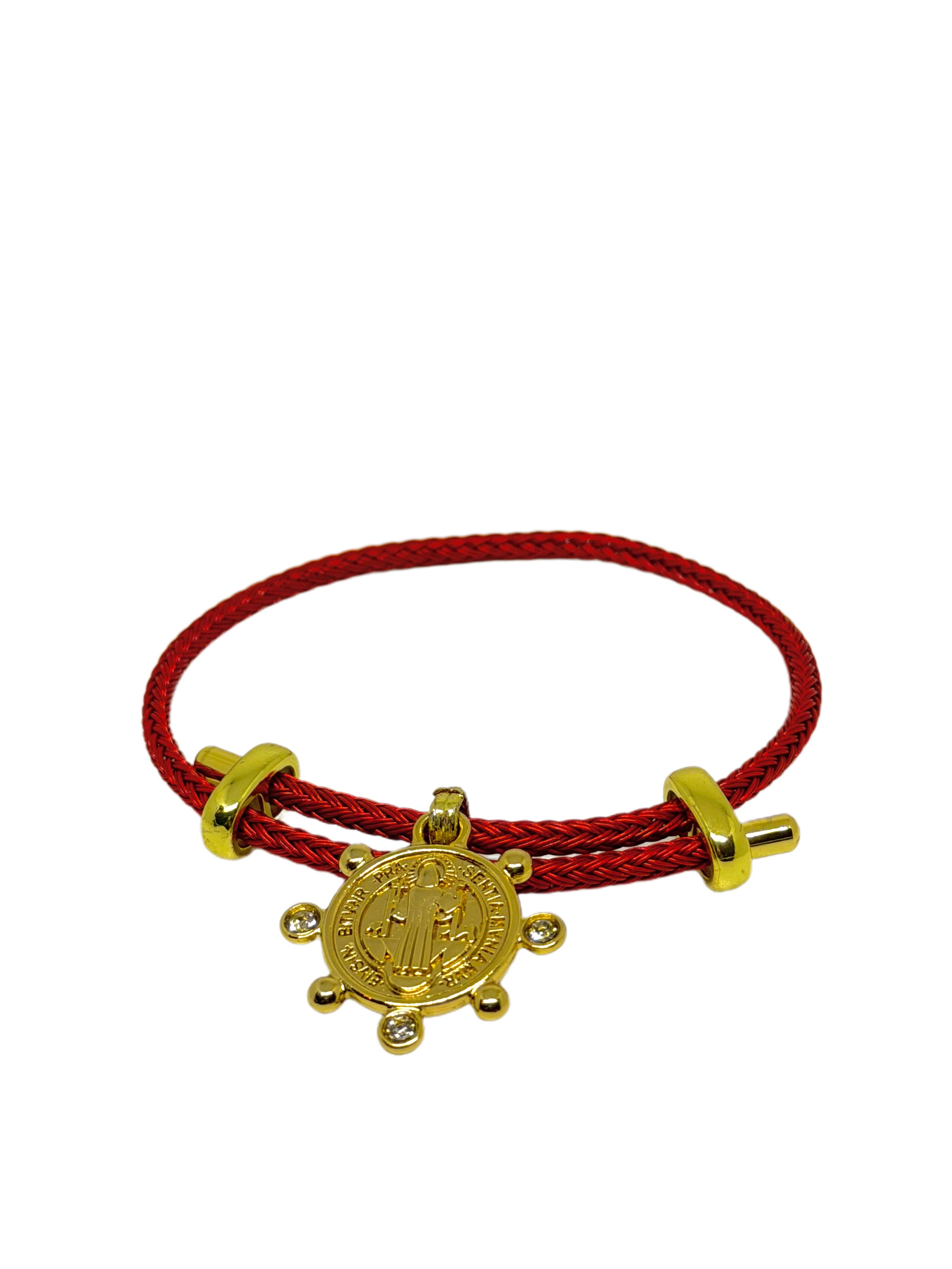 Pulsera Protectora San Benito - Roja