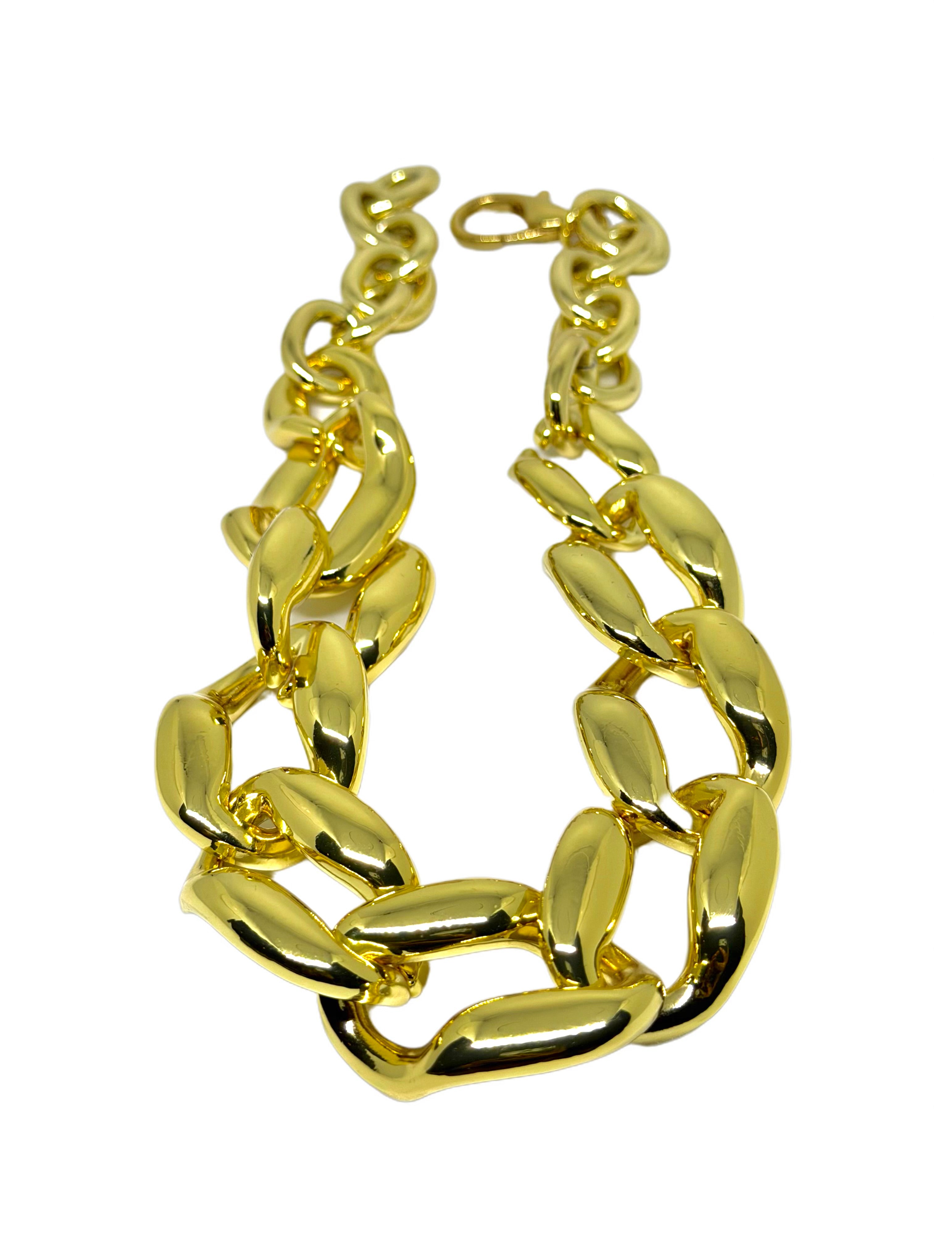 Choker Dorado Eslabones