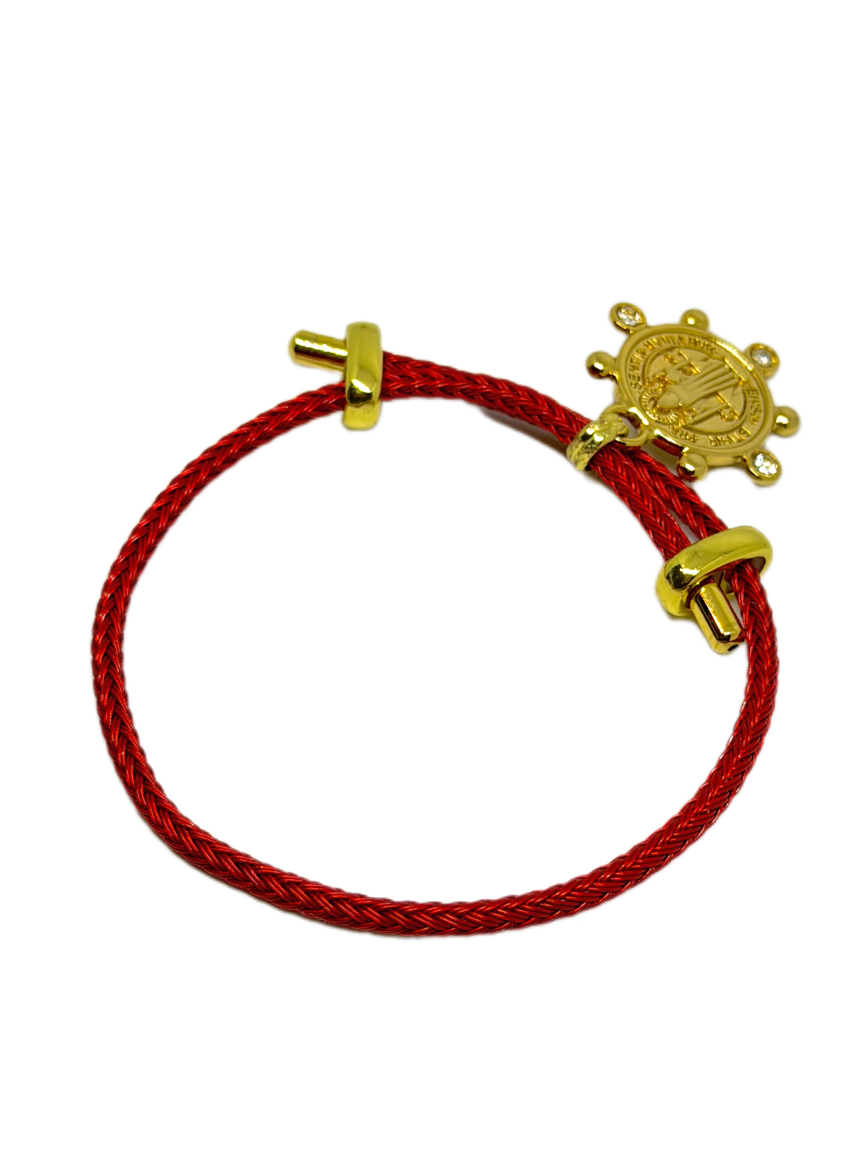 Pulsera Protectora San Benito - Roja