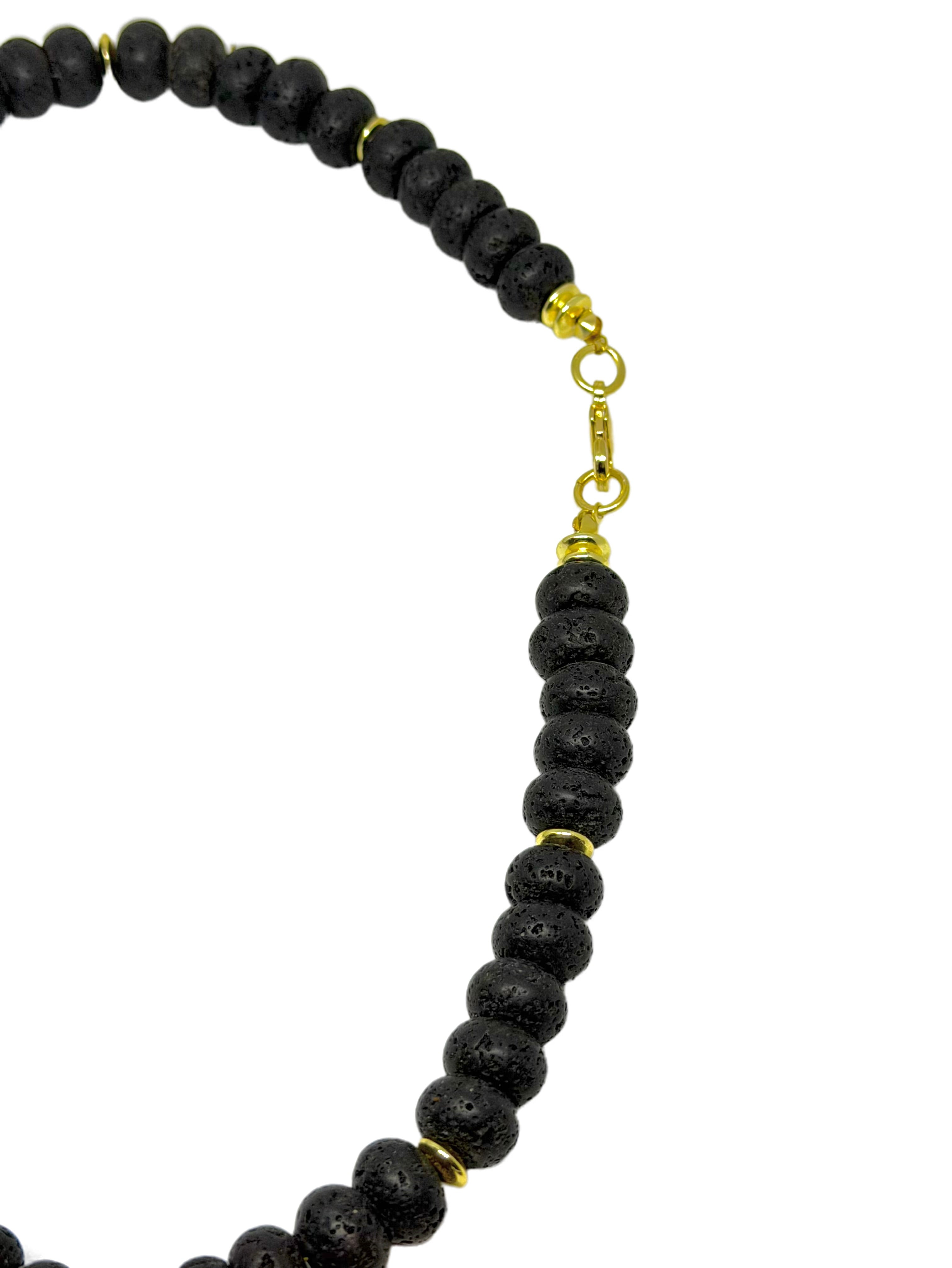 Collar Virgen - Piedras Volcánicas