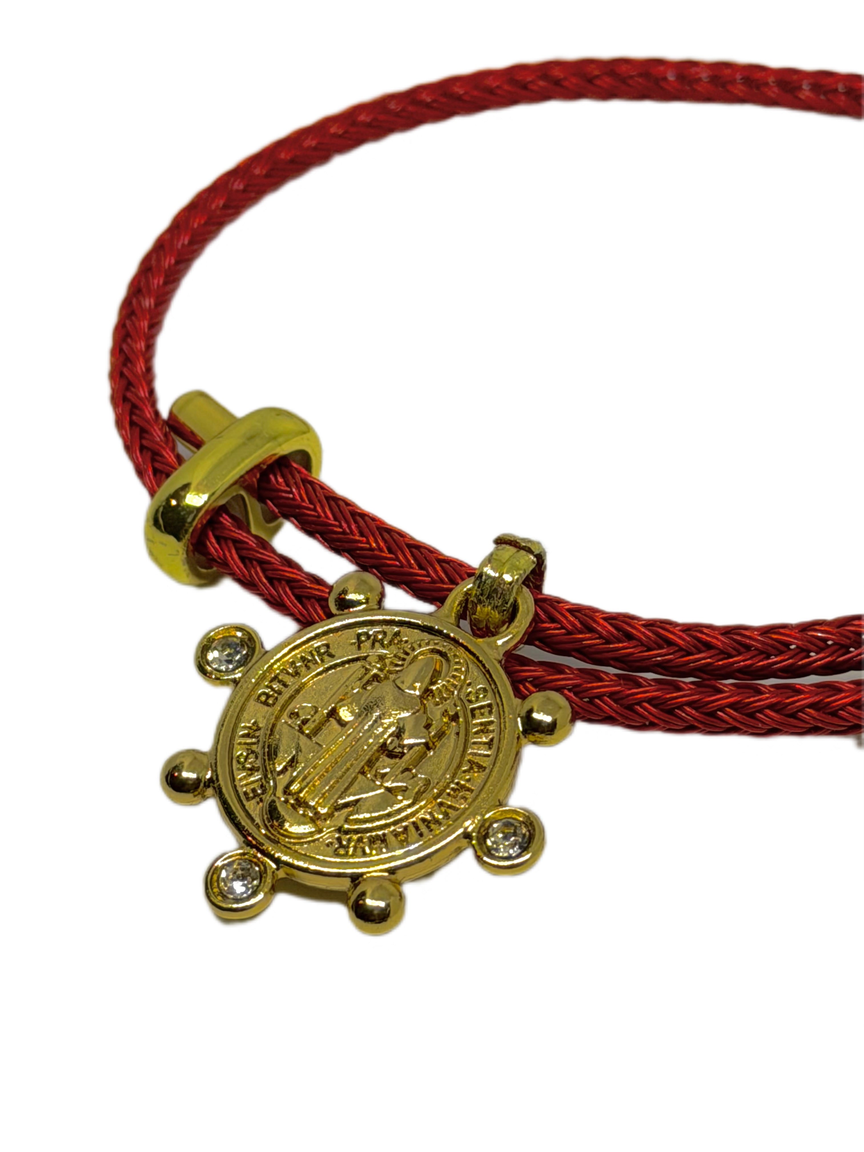 Pulsera Protectora San Benito - Roja