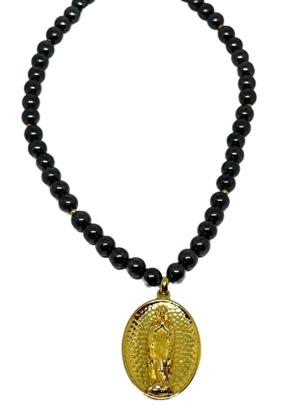 Collar Virgen I - Hematite