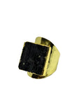 Anillo Petra - Turmalina Negra