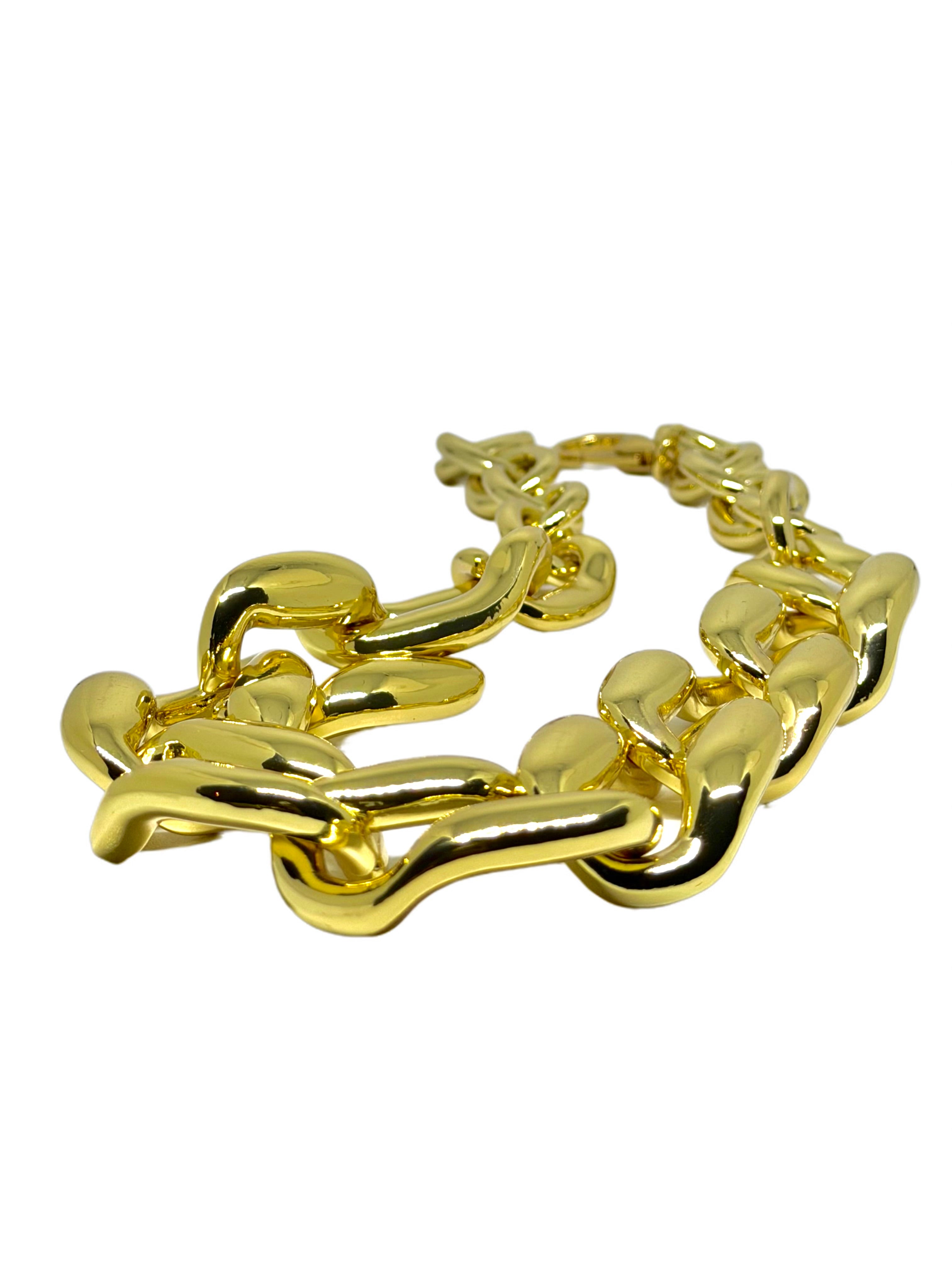 Choker Dorado Eslabones
